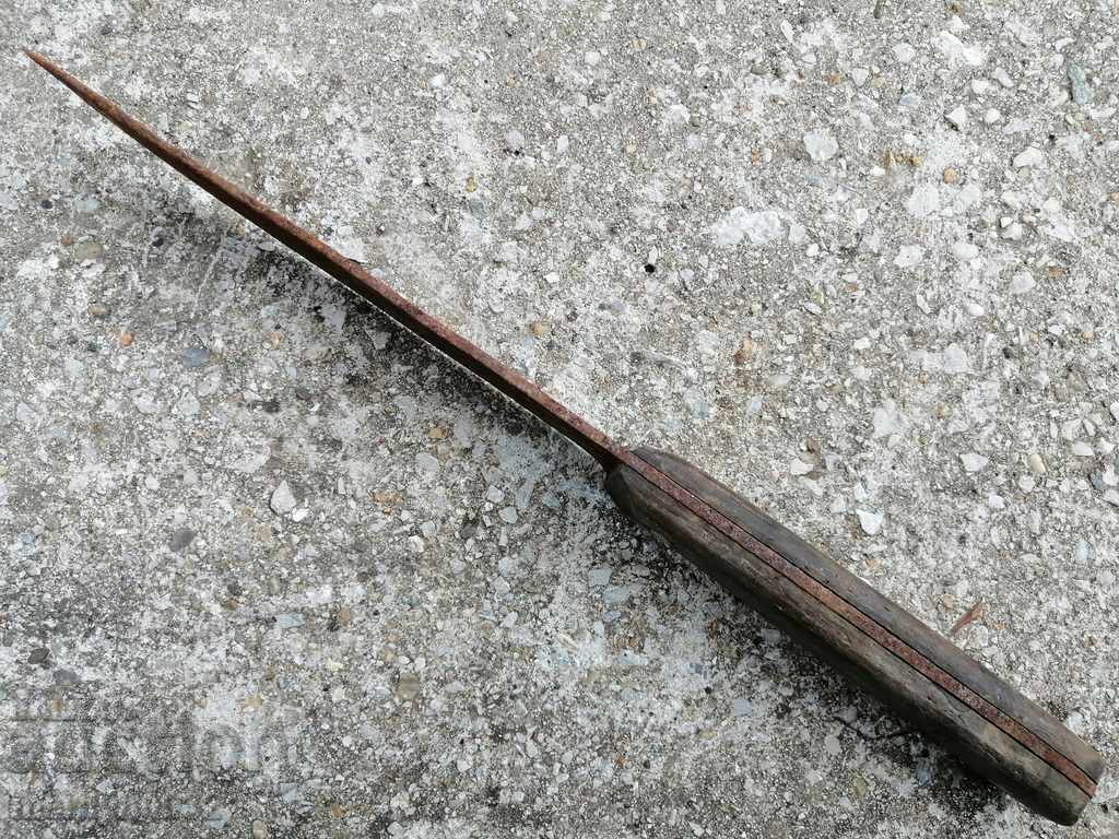 Auction Old butcher knife without kana kama kulak Auction Old butcher knife without kana kama kulak
