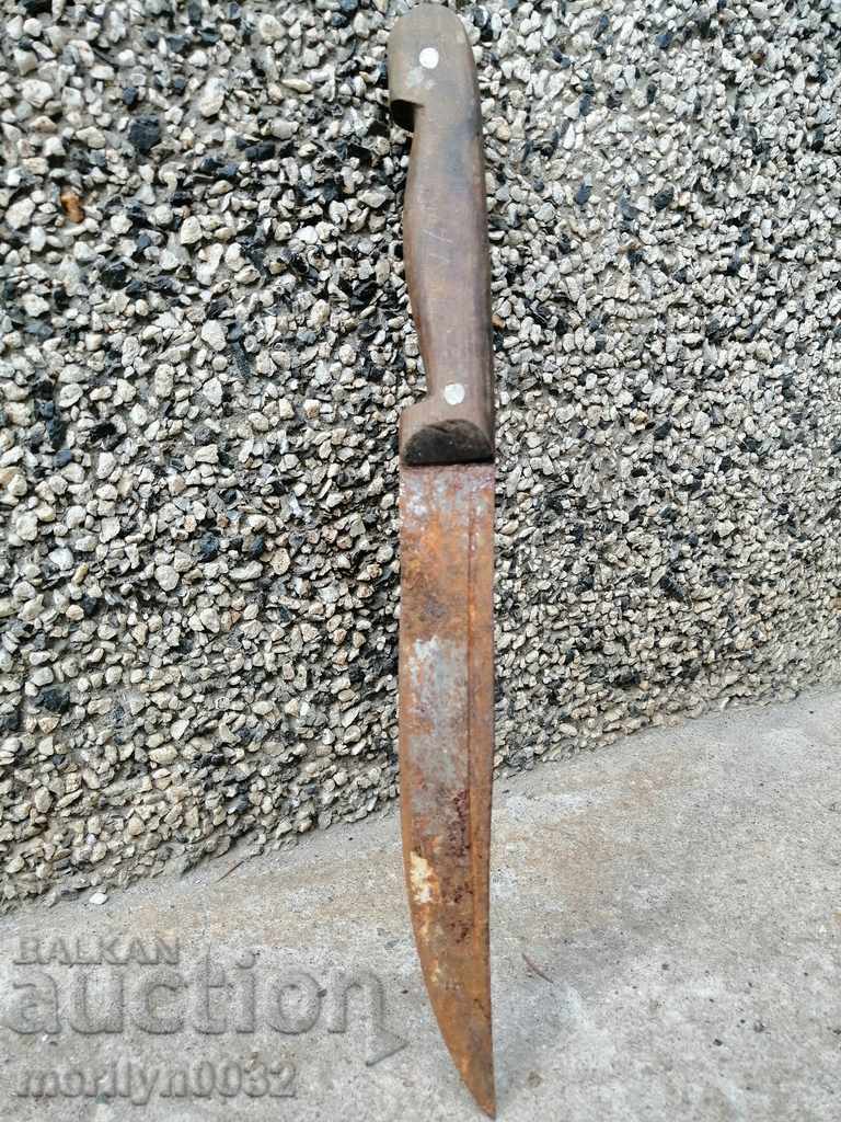 Old butcher knife without kana kama kulak - 7 Old butcher knife without kana kama kulak - 7