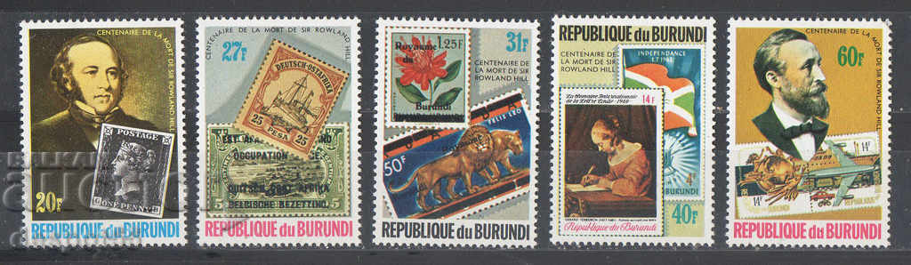 1979. Burundi. 100 years since the death of Sir Rowland Hill.