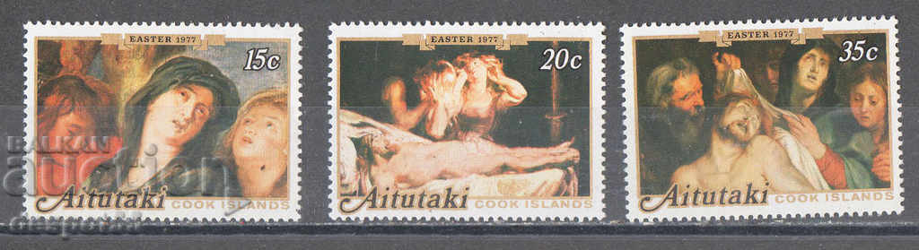 1977. Aitutaki. 400 de ani de la nașterea lui Rubens.