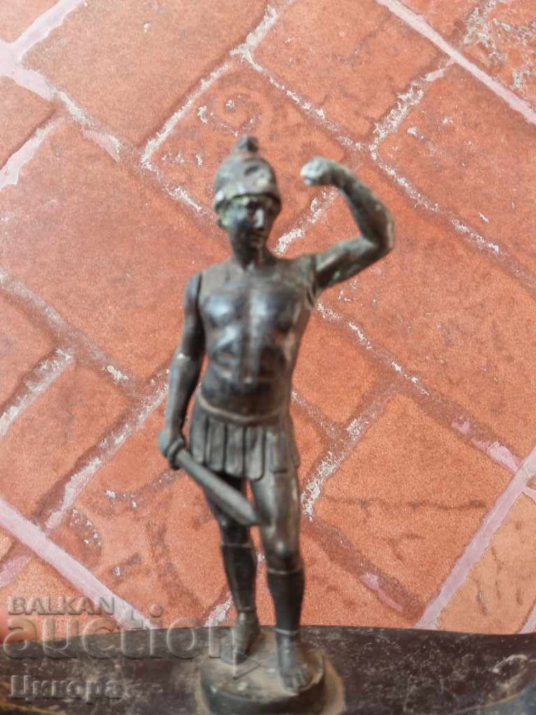 OLD METAL INKER FIGURE STATUTE ROME - 5