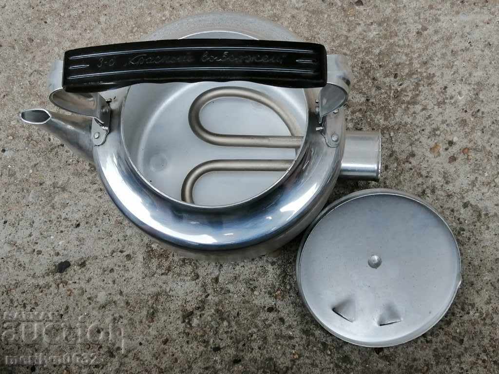 Auction Soc. aluminum electric kettle 1983 coffee pot samovar USSR Auction Soc. aluminum electric kettle 1983 coffee pot samovar USSR