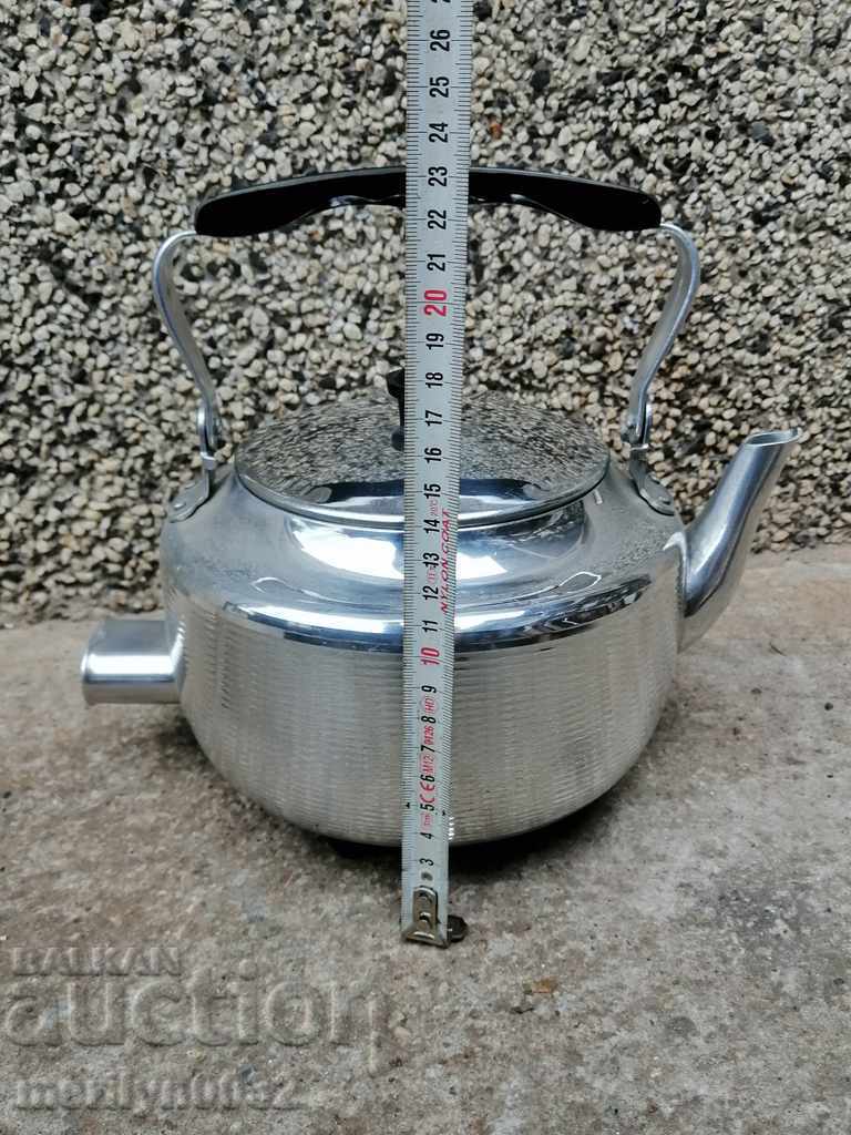Soc. aluminum electric kettle 1983 coffee pot samovar USSR - 6 Soc. aluminum electric kettle 1983 coffee pot samovar USSR - 6