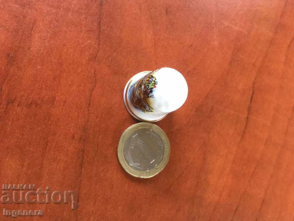 Auction Thimble porcelain Auction Thimble porcelain