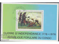 1976. Congo, Rep. 200 years since the American Revolution. Block.