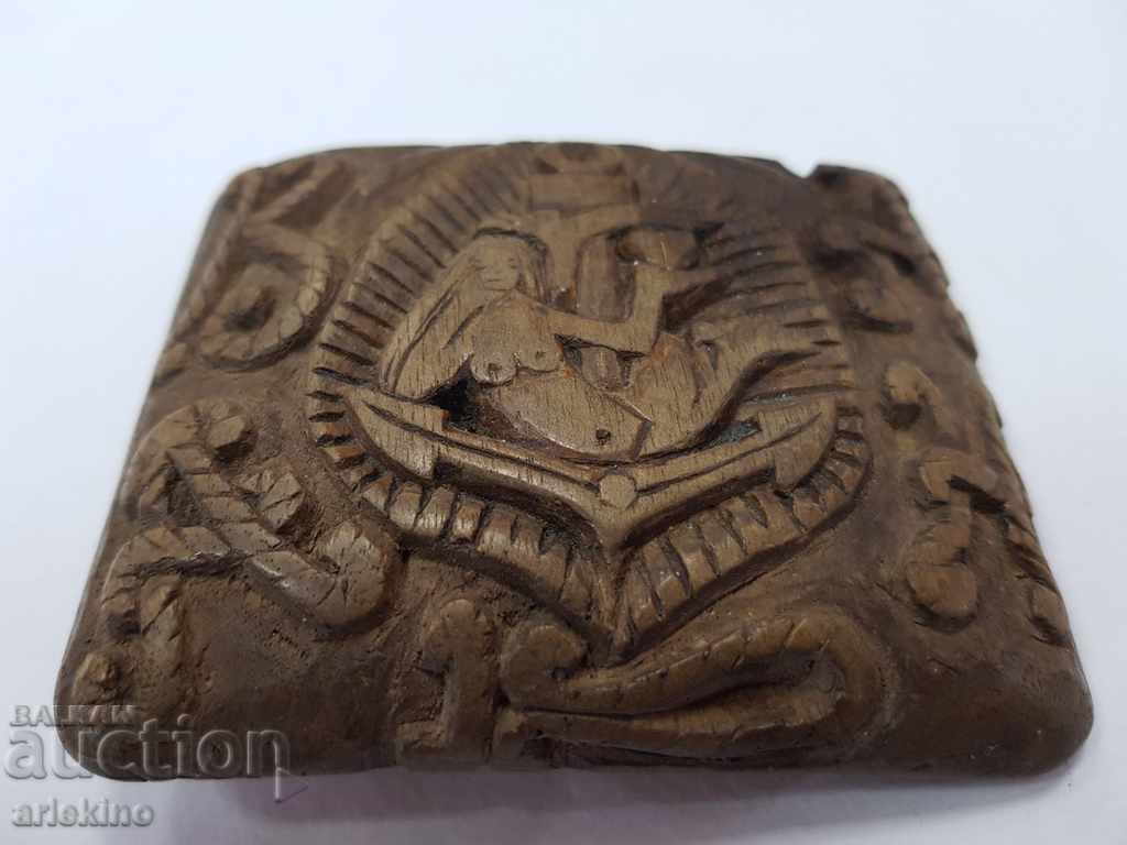 Handmade wooden sea buckle with mermaid with price 55.00 BGN | € 28.12 Handmade wooden sea buckle with mermaid with price 55.00 BGN | € 28.12