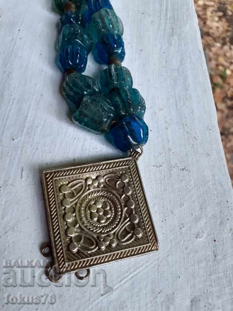 ANTIQUE ETHNO NECKLACE MUSCA GLASS NECKLACE NECKLACE WEAR JEWELERY with price 149.00 BGN | € 76.18 ANTIQUE ETHNO NECKLACE MUSCA GLASS NECKLACE NECKLACE WEAR JEWELERY with price 149.00 BGN | € 76.18