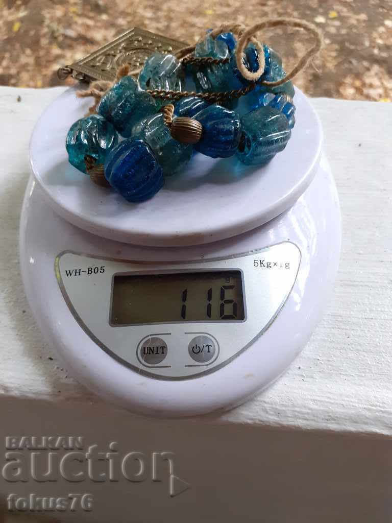 ANTIQUE ETHNO NECKLACE MUSCA GLASS NECKLACE NECKLACE WEAR JEWELERY - 6 ANTIQUE ETHNO NECKLACE MUSCA GLASS NECKLACE NECKLACE WEAR JEWELERY - 6