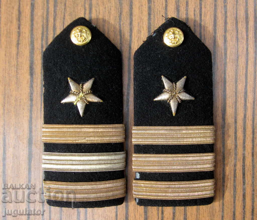 WWII World War II officer naval epaulets