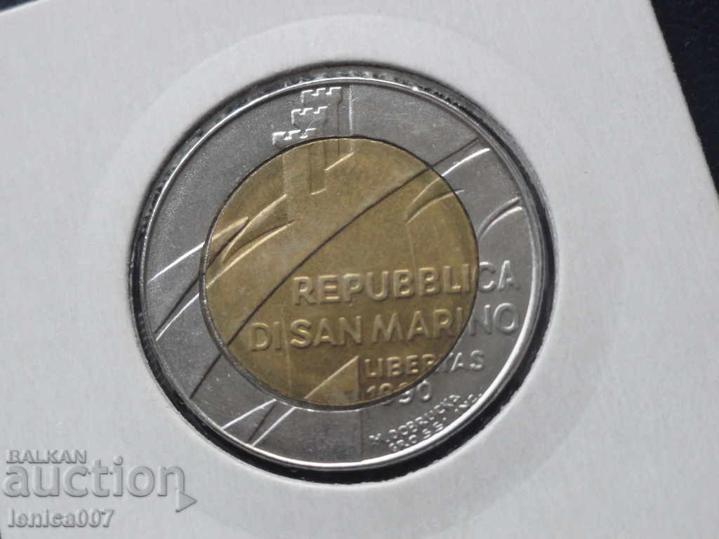 San Marino 1990 - £ 500 - 5 San Marino 1990 - £ 500 - 5