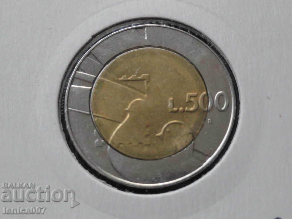 San Marino 1990 - £ 500 - 6 San Marino 1990 - £ 500 - 6