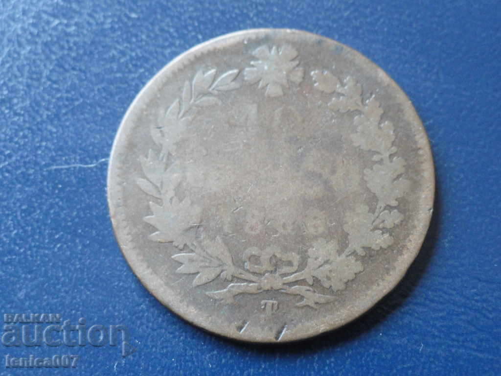Italy 1866 - 10 centezim '' T '' with price 4.60 BGN | € 2.35 Italy 1866 - 10 centezim '' T '' with price 4.60 BGN | € 2.35