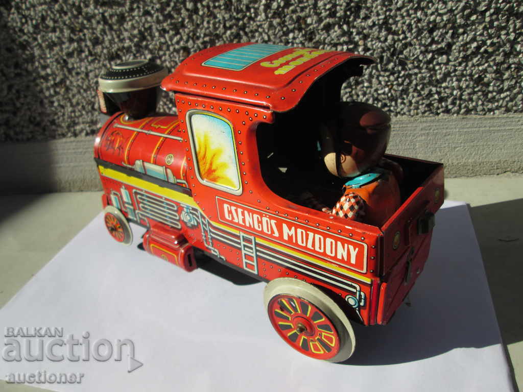 OLD TOY LOCOMOTIVE-60S with price 40.00 BGN | € 20.45 OLD TOY LOCOMOTIVE-60S with price 40.00 BGN | € 20.45