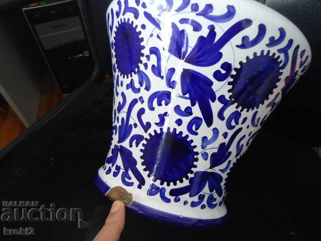 Old original Italian FABBRI pot or vase - 5