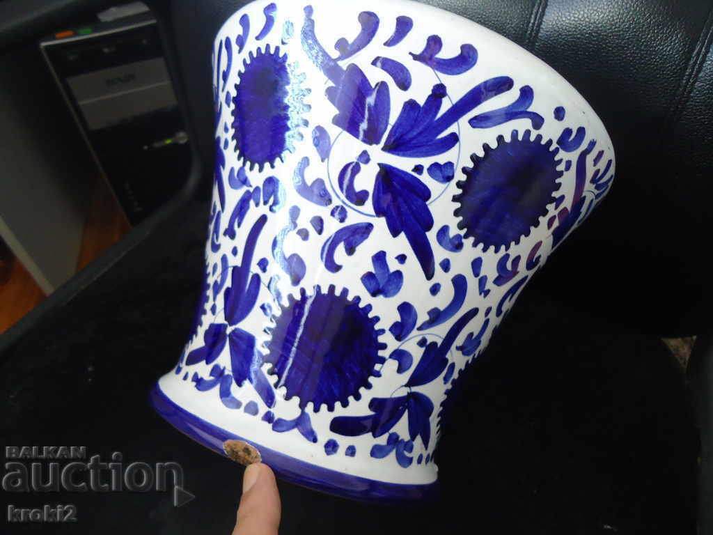 Old original Italian FABBRI pot or vase - 6