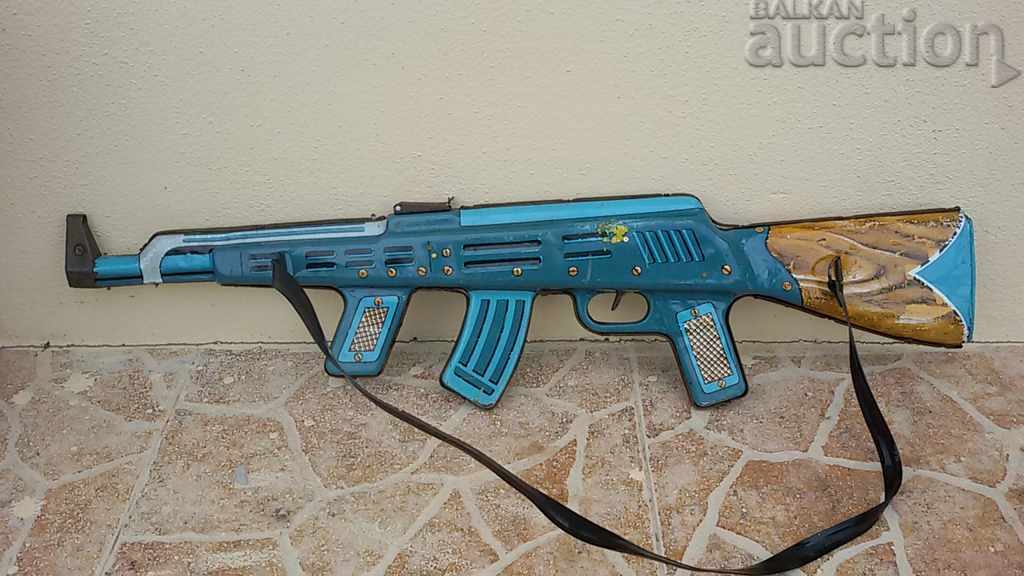 Παράδοση παιχνίδι μέταλλο φύλλο Kalashnikov AK 47 τουφέκι Παράδοση παιχνίδι μέταλλο φύλλο Kalashnikov AK 47 τουφέκι