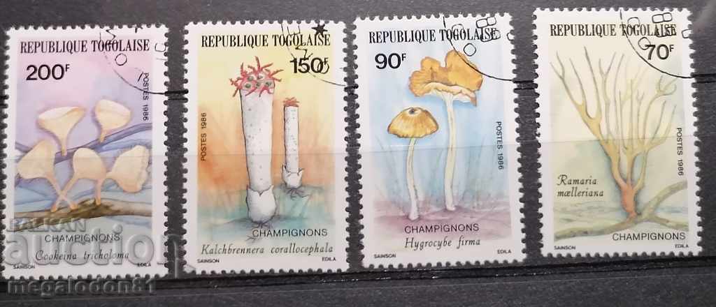 Togo - mushrooms, print series