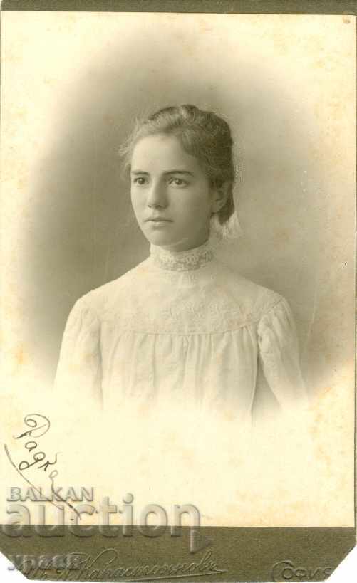 OLD PHOTOGRAPH - CARDBOARD - IV. KARASTOYANOV – SOFIA - M0533