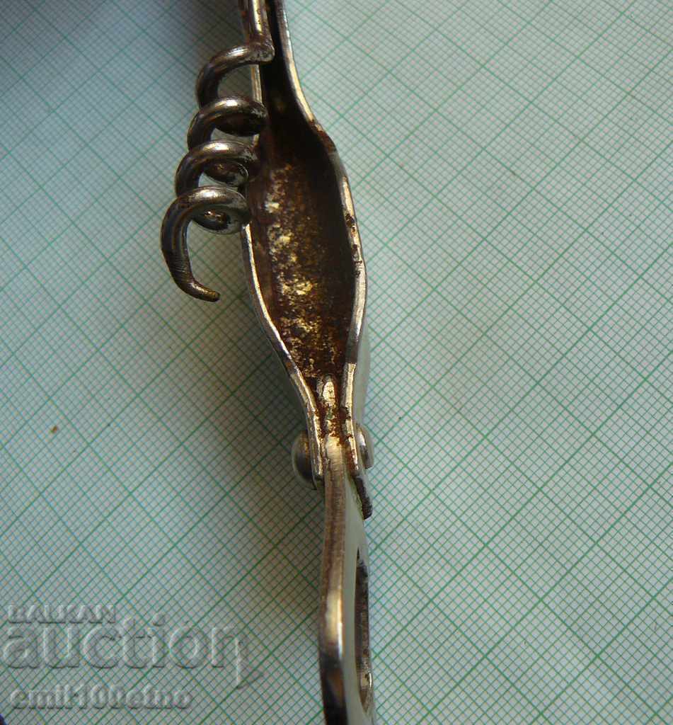 Old opener with corkscrew Zagorka - 7 Old opener with corkscrew Zagorka - 7