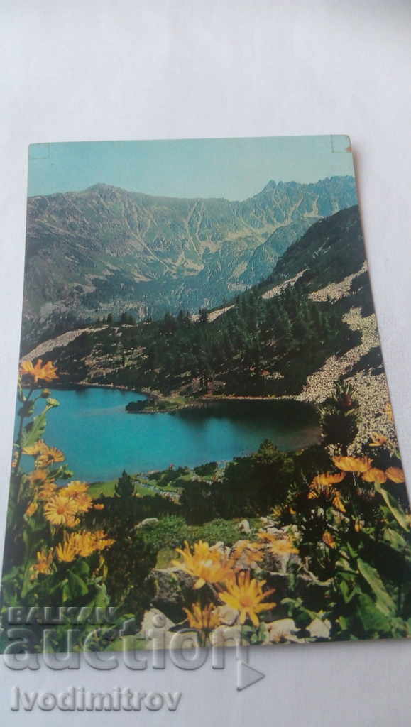 Пощенска картичка Пирин Василашкото езеро