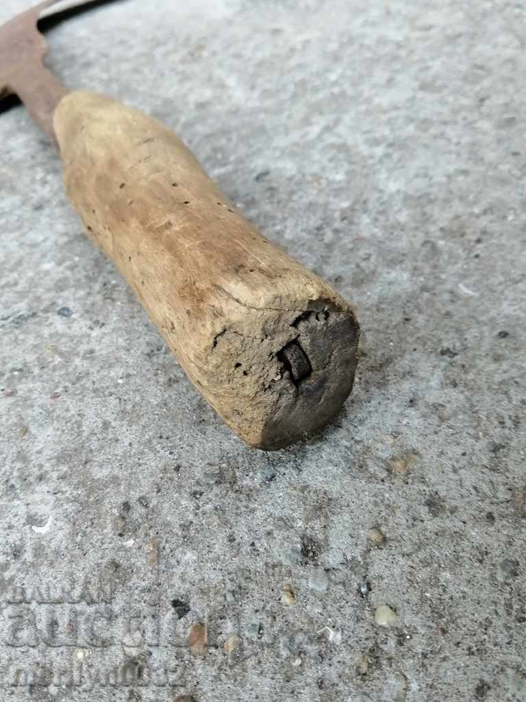 Old hand forged hammer, wrought iron blade - 7 Old hand forged hammer, wrought iron blade - 7