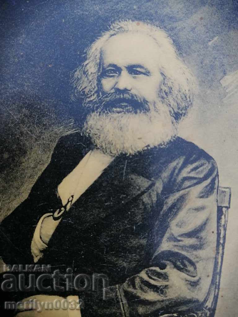 Postcard Karl Marx 1909 photo photography with price 55.00 BGN | € 28.12 Postcard Karl Marx 1909 photo photography with price 55.00 BGN | € 28.12