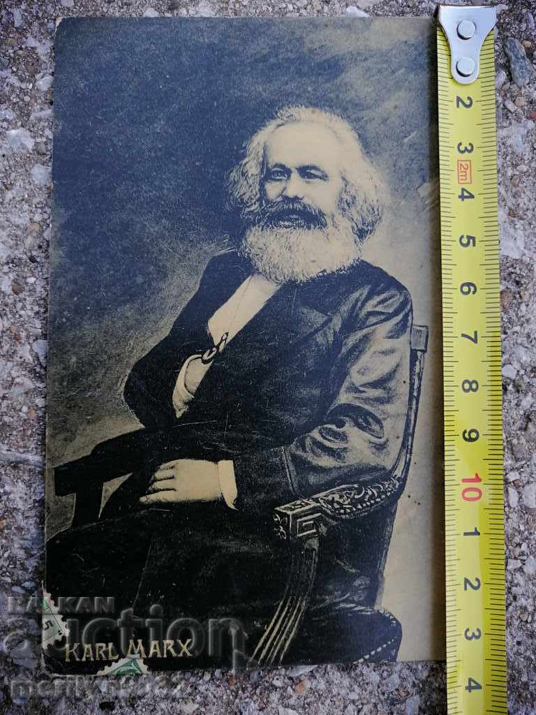 Auction Postcard Karl Marx 1909 photo photography Auction Postcard Karl Marx 1909 photo photography
