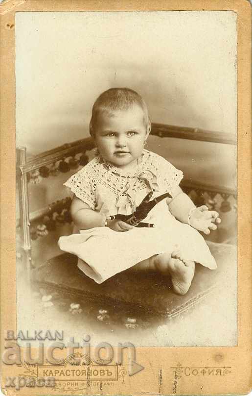 OLD PHOTO - CARDBOARD - IV. KARASTOYANOV - SOFIA - M0803 OLD PHOTO - CARDBOARD - IV. KARASTOYANOV - SOFIA - M0803