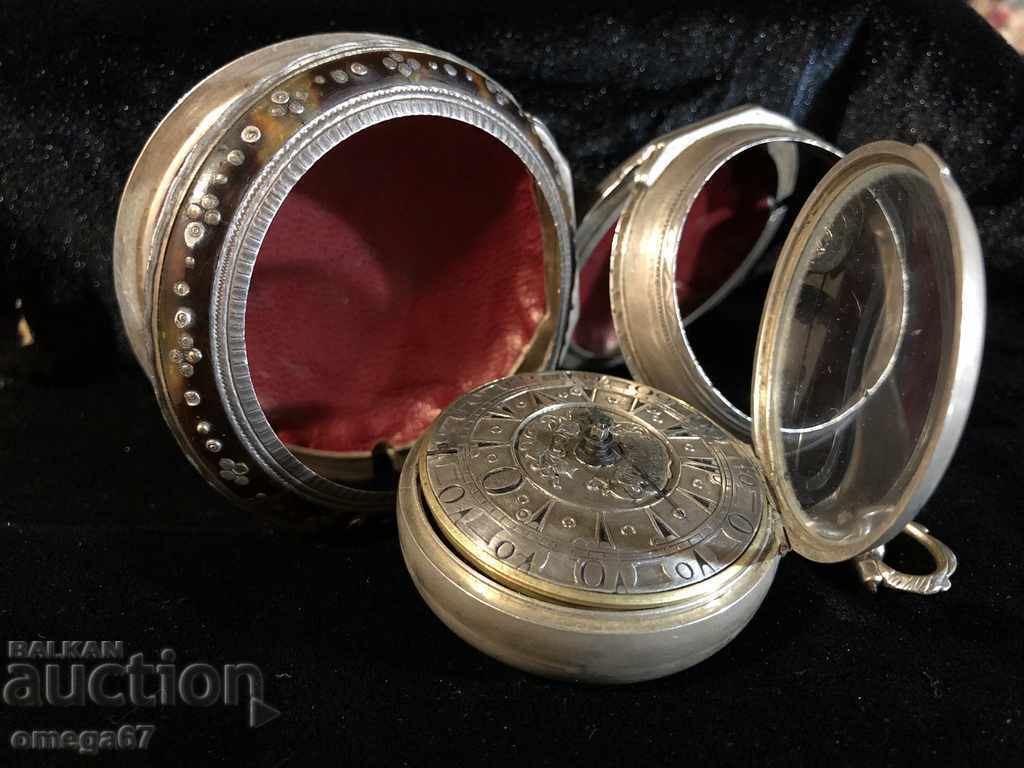 Джобен часовник на големия майстор William Clarke от 1750 г. - 6