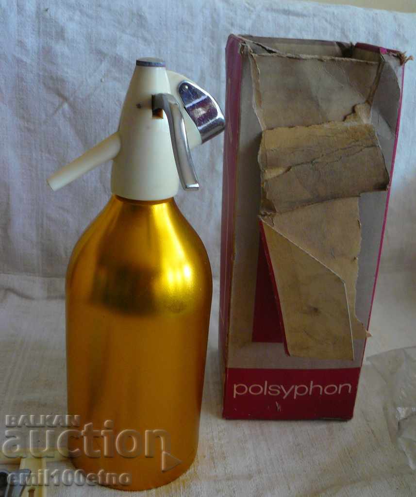 Delivery of Soda siphon - Polsiphon Poland 1969 Delivery of Soda siphon - Polsiphon Poland 1969