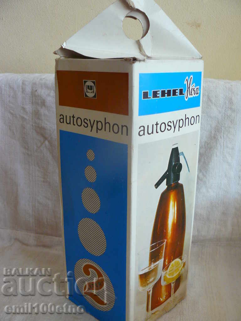 Large siphon for carbonated water - soda 2 liters LEHEL Hungary - 5