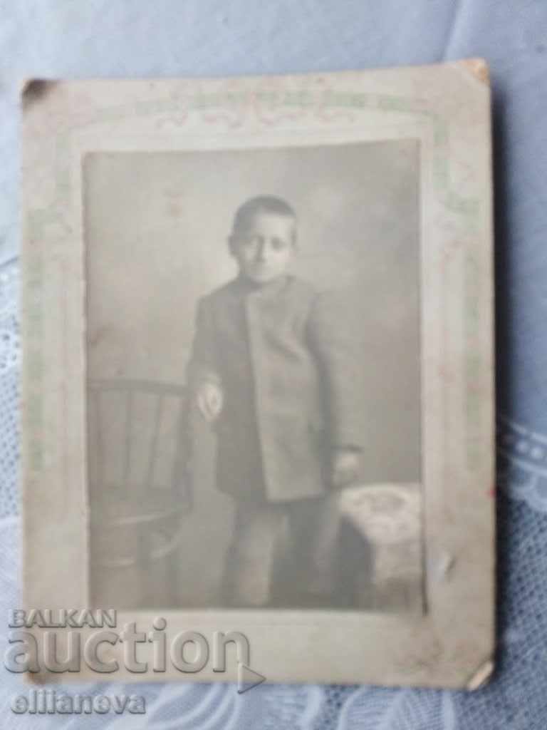стара снимка картон 1894г р-р170/130мм