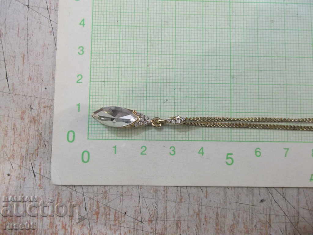 Chain with pendant with stones imitation jewelry with price 7.00 BGN | € 3.58 Chain with pendant with stones imitation jewelry with price 7.00 BGN | € 3.58