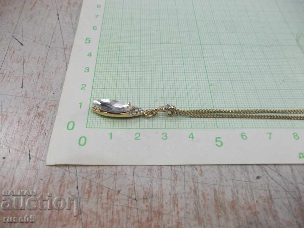 Auction Chain with pendant with stones imitation jewelry Auction Chain with pendant with stones imitation jewelry