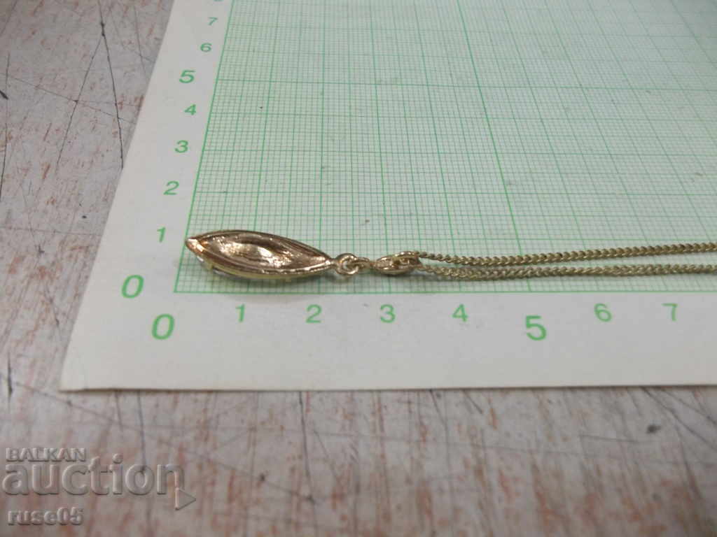 Chain with pendant with stones imitation jewelry - 6 Chain with pendant with stones imitation jewelry - 6