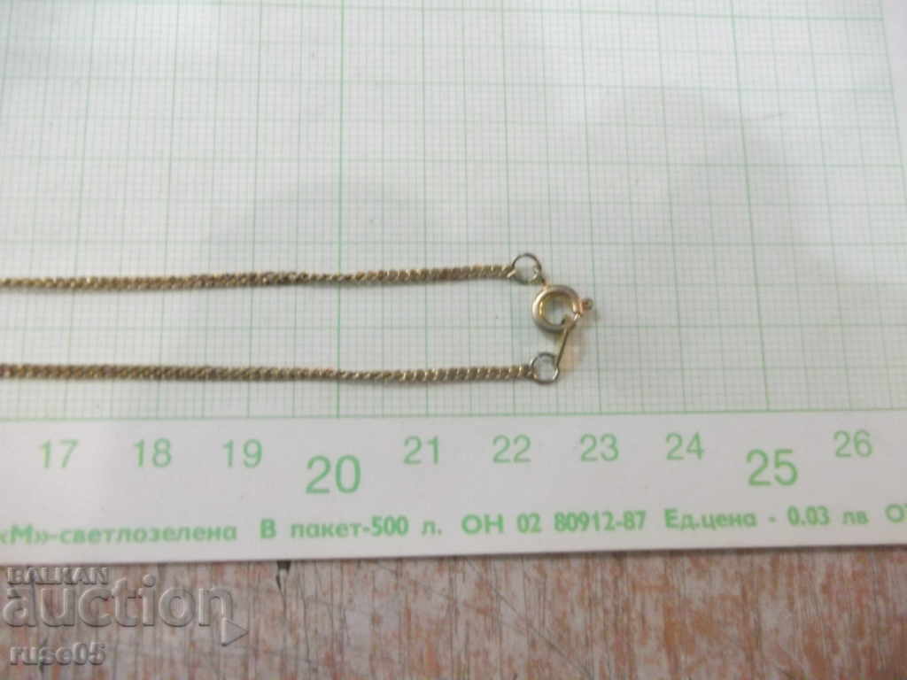 Auction Chain with pendant "Clover" with stones imitation jewelry Auction Chain with pendant "Clover" with stones imitation jewelry