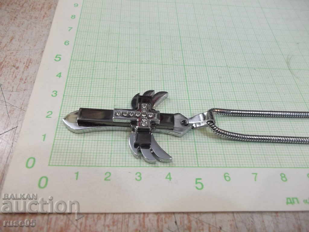 Auction  Chain with cross imitation jewelry