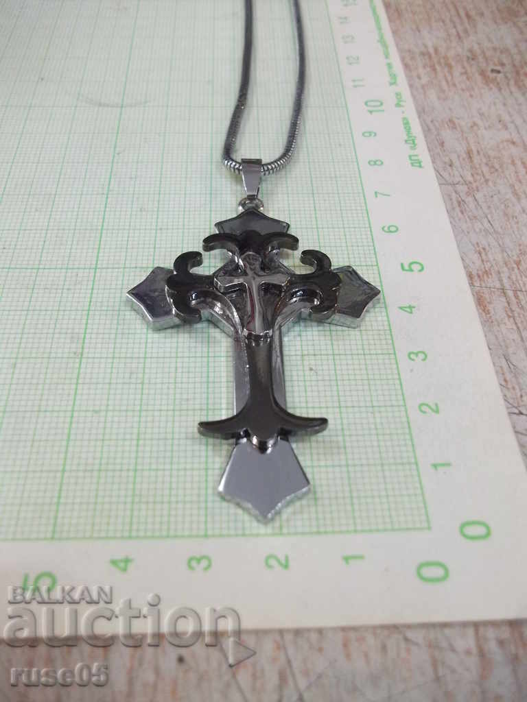 Chain with cross imitation jewelry - 2 - 6 Chain with cross imitation jewelry - 2 - 6