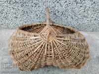 Old wicker basket, wooden, basket, paneer