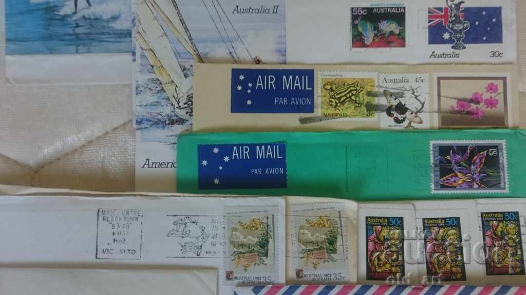 Auction Mailing envelopes - Travelled, Australia Auction Mailing envelopes - Travelled, Australia