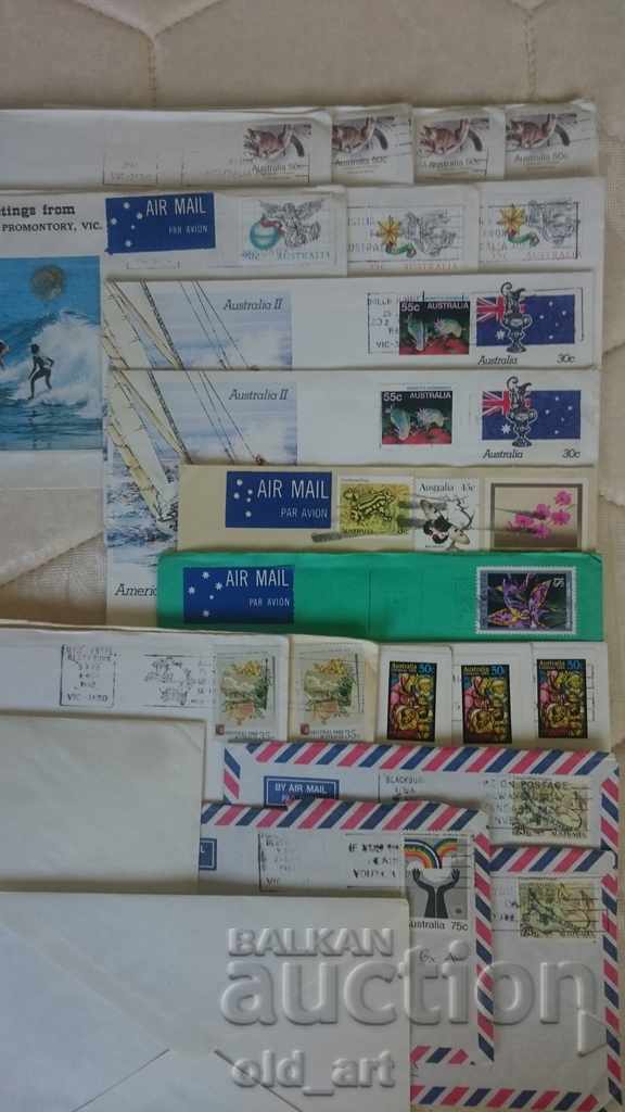 Plicuri postale - Travelled, Australia