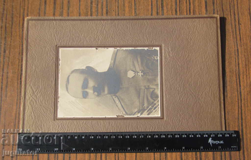 Kingdom of Bulgaria military photo Colonel with a cross for bravery - 7 Kingdom of Bulgaria military photo Colonel with a cross for bravery - 7