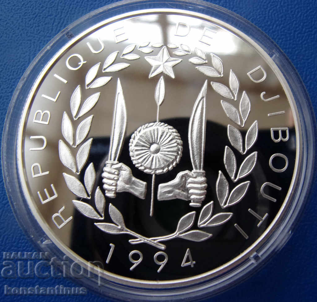 Djibouti 100 franci 1994 UNC PROOF Olympic cu preț € 53.69 | 105.01 BGN
