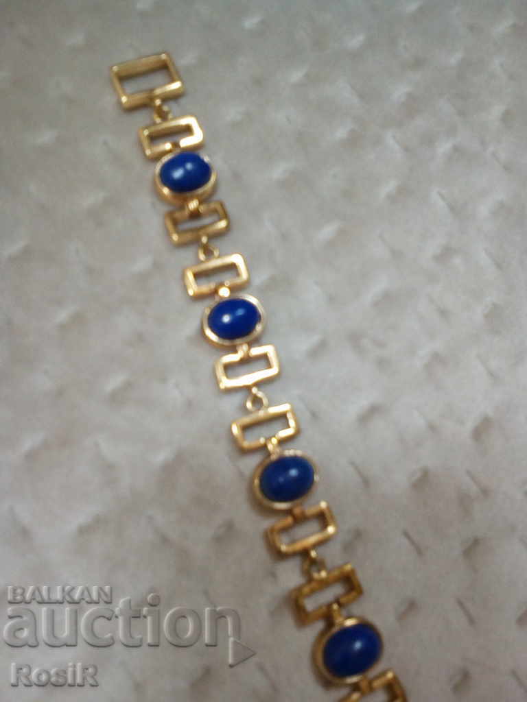 BRACELET WITH NATURAL LAZURITE with price 28.00 BGN | € 14.32 BRACELET WITH NATURAL LAZURITE with price 28.00 BGN | € 14.32