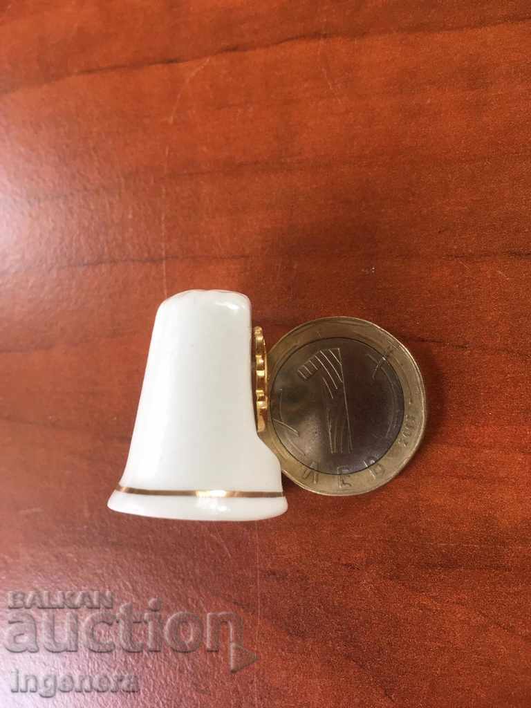 Thimble porcelain with price 7.00 BGN | € 3.58 Thimble porcelain with price 7.00 BGN | € 3.58