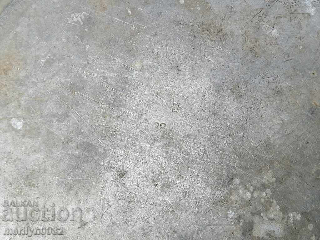 Aluminum basin with Jewish star household dish trough - 6 Aluminum basin with Jewish star household dish trough - 6