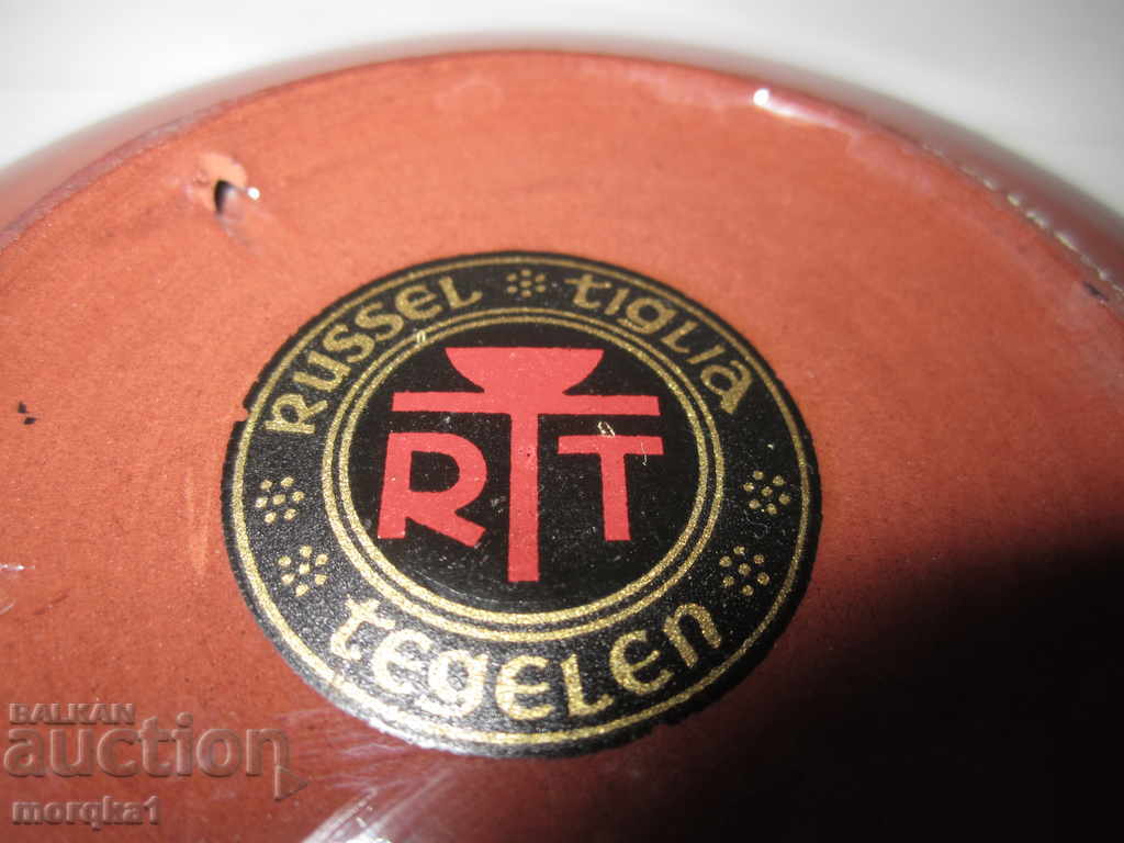 Auction Retro Dutch ceramics, plate, RTT BZC plate !!! Auction Retro Dutch ceramics, plate, RTT BZC plate !!!