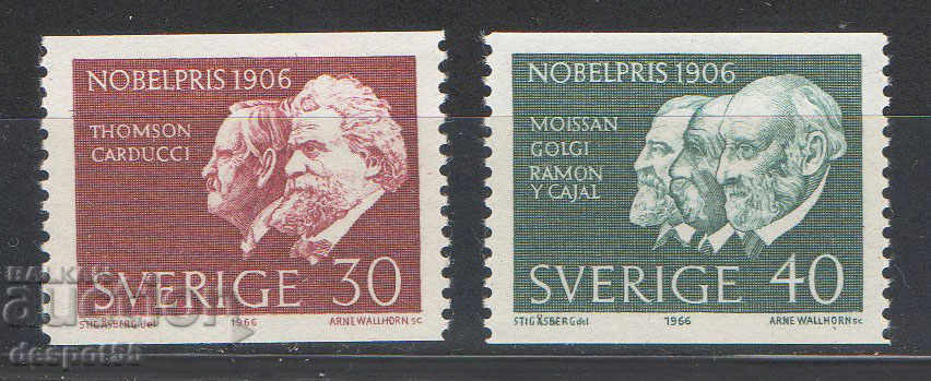 1966. Sweden. Winners of the 1906 Nobel Prizes.