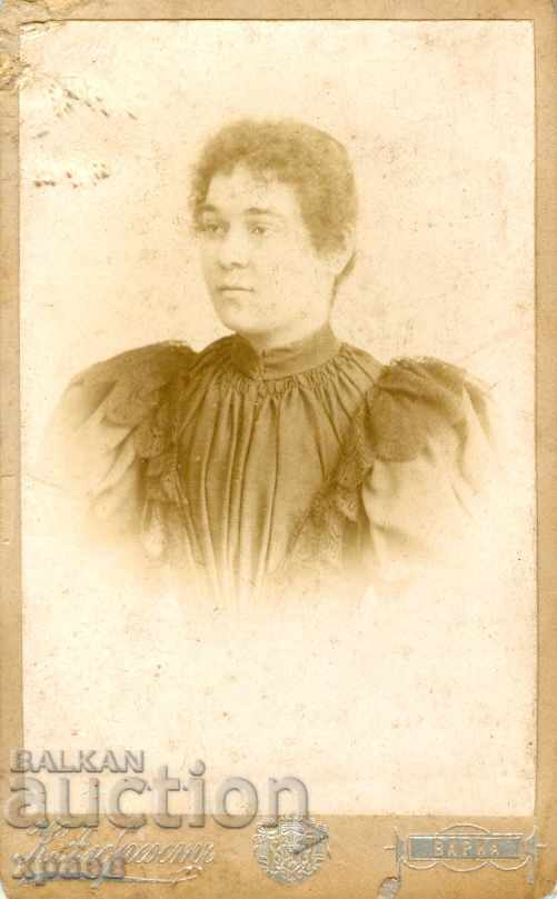 OLD PHOTO - CARDBOARD - K. ALBRECHT - VARNA - M1176