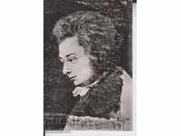 Mozart Music Postcard